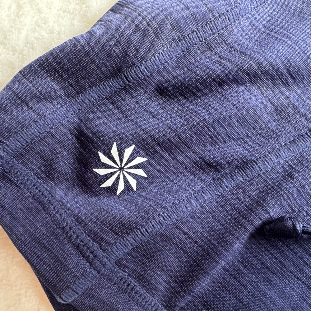 Athleta blue/purple Salutation Jacket size XS 1/2 zipup - Picture 3 of 6